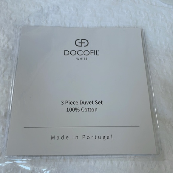 3 piece Duvet Set 100% Cotton Queen - Picture 3 of 5